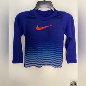 Nike Royal Blue Gradient Long Sleeve Dri-Fit Shirt 7